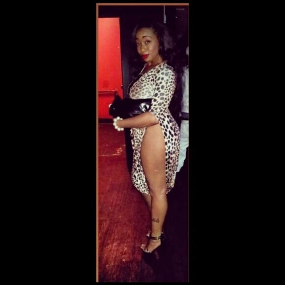 High Split Leopard Dress! - Picture 2 of 2